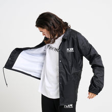 画像をギャラリービューアに読み込む, XCJ-LOG(撥水ナイロン・コーチジャケット)BLACK - FLASH PACKER
