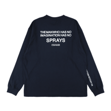 画像をギャラリービューアに読み込む, XLT-SPRAY (DrySilkyCotton® ロングスリーブTシャツ)NAVY