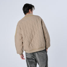 画像をギャラリービューアに読み込む, XJK-KILT(ストレッチ中綿キルティングジャケット)BEIGE