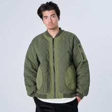 画像をギャラリービューアに読み込む, XJK-KILT(ストレッチ中綿キルティングジャケット)OLIVE