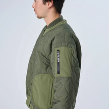 画像をギャラリービューアに読み込む, XJK-KILT(ストレッチ中綿キルティングジャケット)OLIVE