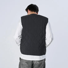 画像をギャラリービューアに読み込む, XV-KILT(ストレッチ中綿キルティングベスト) BLACK