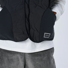 画像をギャラリービューアに読み込む, XV-KILT(ストレッチ中綿キルティングベスト) BLACK