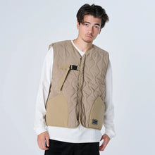 画像をギャラリービューアに読み込む, XV-KILT(ストレッチ中綿キルティングベスト) BEIGE