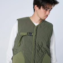 画像をギャラリービューアに読み込む, XV-KILT(ストレッチ中綿キルティングベスト) OLIVE