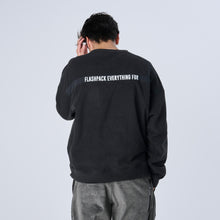 画像をギャラリービューアに読み込む, XFC-PKT(マイクロフリース・クルーネック)BLACK