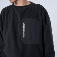 画像をギャラリービューアに読み込む, XFC-PKT(マイクロフリース・クルーネック)BLACK
