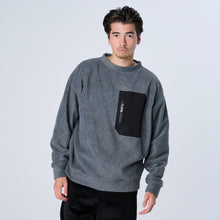 画像をギャラリービューアに読み込む, XFC-PKT(マイクロフリース・クルーネック)GRAY