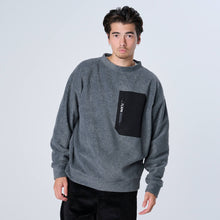 画像をギャラリービューアに読み込む, XFC-PKT(マイクロフリース・クルーネック)GRAY