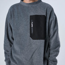 画像をギャラリービューアに読み込む, XFC-PKT(マイクロフリース・クルーネック)GRAY