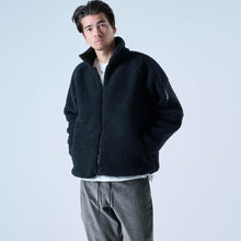 画像をギャラリービューアに読み込む, XBJK-PB(防風ボアフリースジャケット) BLACK