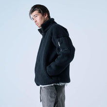 画像をギャラリービューアに読み込む, XBJK-PB(防風ボアフリースジャケット) BLACK