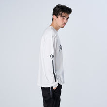 画像をギャラリービューアに読み込む, XLT-COL (DrySilkyCotton® ロングスリーブTシャツ)WHITE