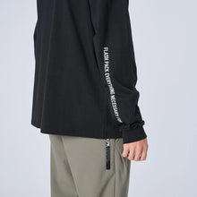 画像をギャラリービューアに読み込む, XLT-BLD (DrySilkyCotton® ロングスリーブTシャツ)BLACK
