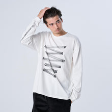 画像をギャラリービューアに読み込む, XLT-BLD (DrySilkyCotton® ロングスリーブTシャツ)WHITE