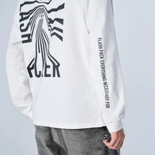 画像をギャラリービューアに読み込む, XLT-FAULT (DrySilkyCotton® ロングスリーブTシャツ)WHITE