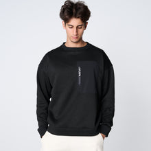 画像をギャラリービューアに読み込む, W-KNIT CREW(ダブルニットクルーネック)BLACK