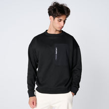 画像をギャラリービューアに読み込む, W-KNIT CREW(ダブルニットクルーネック)BLACK