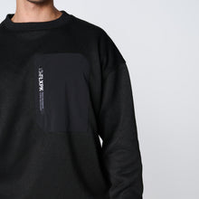 画像をギャラリービューアに読み込む, W-KNIT CREW(ダブルニットクルーネック)BLACK