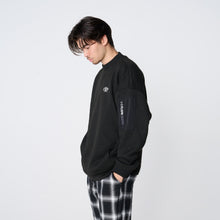 画像をギャラリービューアに読み込む, W-KNIT MOCK(ダブルニットモックネック)BLACK