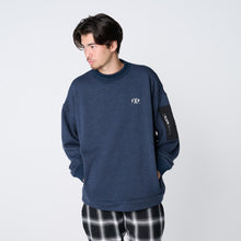 画像をギャラリービューアに読み込む, W-KNIT MOCK(ダブルニットモックネック)NAVY