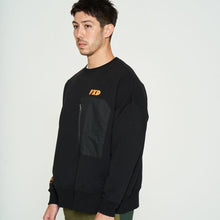 画像をギャラリービューアに読み込む, XSW-PKT 「FXP Heat Warm」ポケットクルーネック BLACK - FLASH PACKER