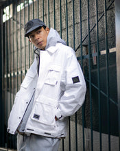 画像をギャラリービューアに読み込む, XJK-HUNT(コットンリップストップ・コーチJKT)WHITE - FLASH PACKER