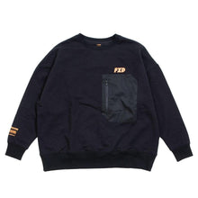 画像をギャラリービューアに読み込む, XSW-PKT 「FXP Heat Warm」ポケットクルーネック BLACK - FLASH PACKER
