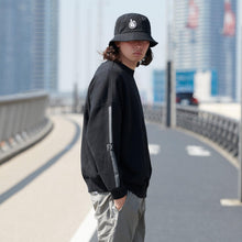 画像をギャラリービューアに読み込む, XSW-CM(ビッグシルエットスウェット)BLACK - FLASH PACKER