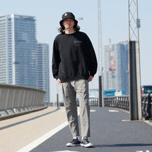 画像をギャラリービューアに読み込む, XSW-CM(ビッグシルエットスウェット)BLACK - FLASH PACKER