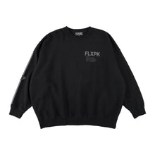 画像をギャラリービューアに読み込む, XSW-CM(ビッグシルエットスウェット)BLACK - FLASH PACKER