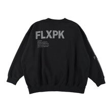 画像をギャラリービューアに読み込む, XSW-CM(ビッグシルエットスウェット)BLACK - FLASH PACKER