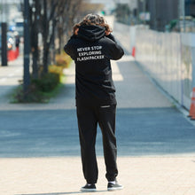 画像をギャラリービューアに読み込む, XSWP-NSE(ライトオンス・スウェットパンツ)BLACK - FLASH PACKER