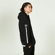 画像をギャラリービューアに読み込む, XJDP-FAR(ピグメント ビッグシルエットパーカー)BLACK - FLASH PACKER
