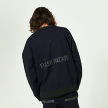 画像をギャラリービューアに読み込む, XJDSW-FXP(ジョグデニム ビッグシルエットスウェット)NAVY - FLASH PACKER