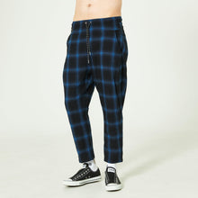 画像をギャラリービューアに読み込む, XNP-UK(オンブレチェック イージーパンツ)BLACK-BLUE - FLASH PACKER