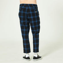 画像をギャラリービューアに読み込む, XNP-UK(オンブレチェック イージーパンツ)BLACK-BLUE - FLASH PACKER