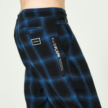 画像をギャラリービューアに読み込む, XNP-UK(オンブレチェック イージーパンツ)BLACK-BLUE - FLASH PACKER