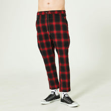 画像をギャラリービューアに読み込む, XNP-UK(オンブレチェック イージーパンツ)BLACK-RED - FLASH PACKER