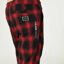 画像をギャラリービューアに読み込む, XNP-UK(オンブレチェック イージーパンツ)BLACK-RED - FLASH PACKER