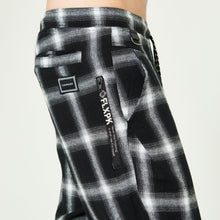 画像をギャラリービューアに読み込む, XNP-UK(オンブレチェック イージーパンツ)BLACK-WHITE - FLASH PACKER