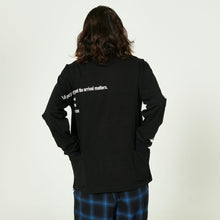 画像をギャラリービューアに読み込む, XPLT-BKPK(バックWポケット L/S TEE)BLACK - FLASH PACKER