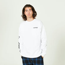 画像をギャラリービューアに読み込む, XPLT-BKPK(バックWポケット L/S TEE)WHITE - FLASH PACKER