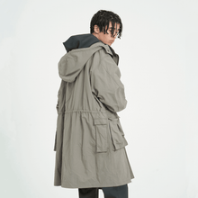 画像をギャラリービューアに読み込む, XJK-PRD(ナイロンロングコート)GREGE - FLASH PACKER