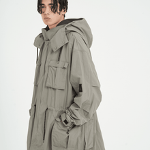画像をギャラリービューアに読み込む, XJK-PRD(ナイロンロングコート)GREGE - FLASH PACKER