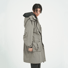 画像をギャラリービューアに読み込む, XJK-PRD(ナイロンロングコート)GREGE - FLASH PACKER