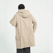 画像をギャラリービューアに読み込む, XJK-PRD(ナイロンロングコート)BEIGE - FLASH PACKER