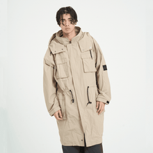 画像をギャラリービューアに読み込む, XJK-PRD(ナイロンロングコート)BEIGE - FLASH PACKER