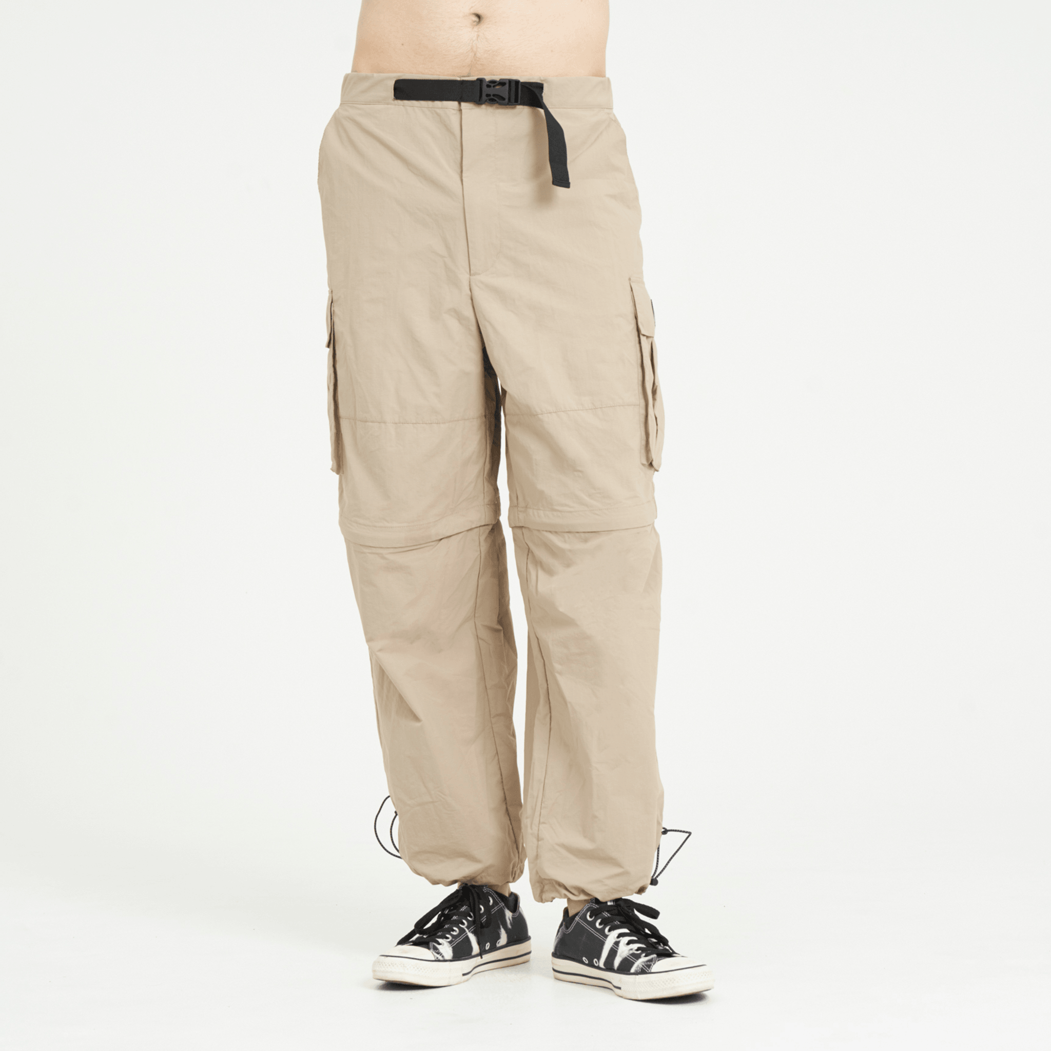 値引きする XNP-C/W(ナイロンワイドパンツ)BEIGE ワークパンツ