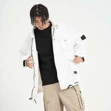 画像をギャラリービューアに読み込む, XJK-HUNT(コットンリップストップ・コーチJKT)WHITE - FLASH PACKER